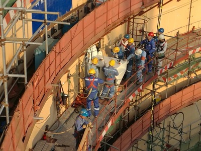 防城港核電3號機組建設工程進展順利——首個環吊牛腿精準安裝就位